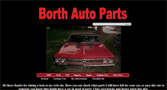 Desktop Screenshot of borthautoparts.com